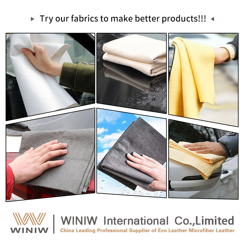 0.2mm No Linting Chamois Leather Fabric For Making Car Washing factory