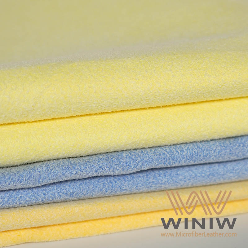 0.2mm No Linting Synthetic Suede Chamois Leather Cloth For Car Wipe manufacture