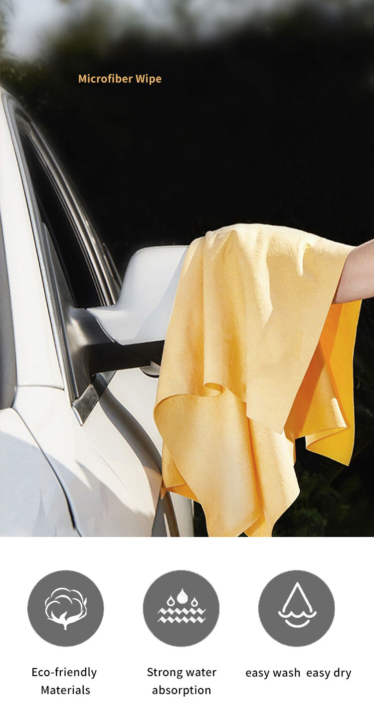 0.4mm Anti-Mildew And Yellow Making Car Cleaning Cloth Chamois Material details
