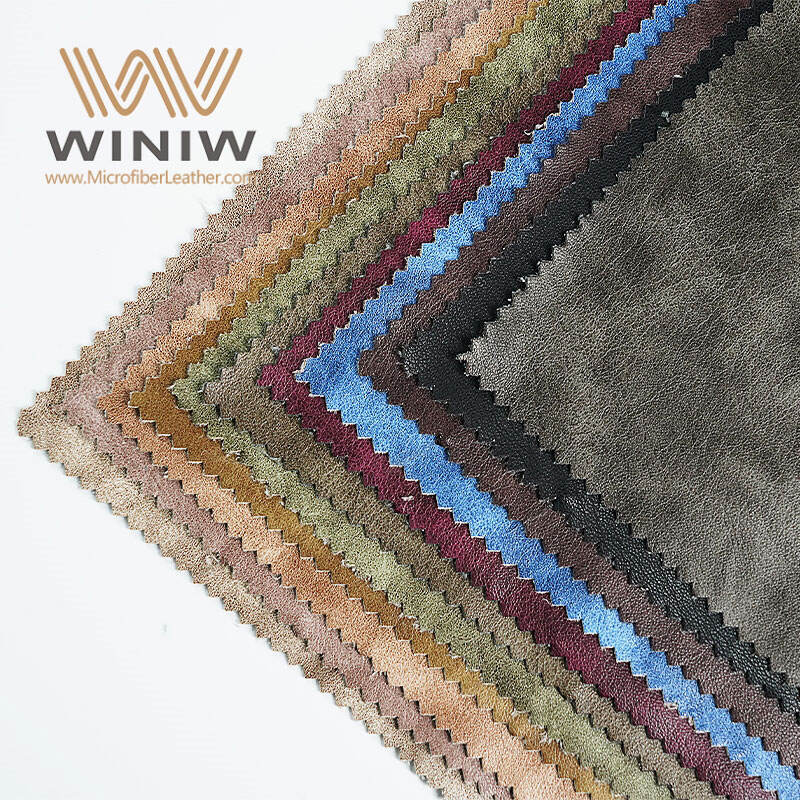0.4mm Skin-Feeling Microfiber Synthetic Pu Leather For Garment Leather supplier