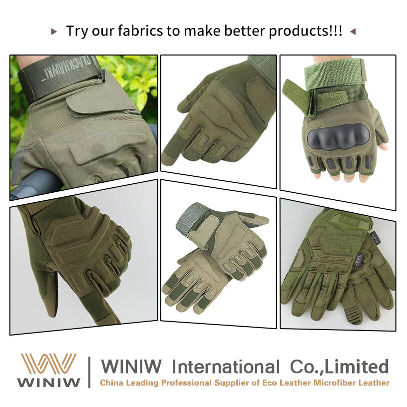 0.6mm Making Safety Gloves Artificial Micro-Suede Pu Leather supplier