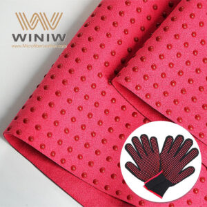 0.6mm Making Safety Gloves Artificial Micro-Suede Pu Leather