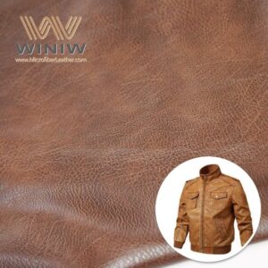 0.6mm Not Easy To Wrinkle Vegan Microfiber Leather For Poncho