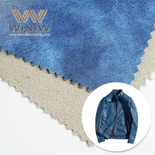 0.6mm Pu Microfiber Synthetic Leather Fabric For Making Clothes Material