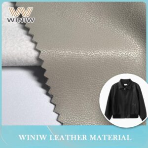 0.6mm Thickness Stretchable Vegan PU Leather for Clothing Garment