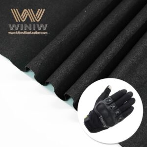 0.6mm  Ultra-Sueded Pu  Fabric For Making Safety Gloves Material