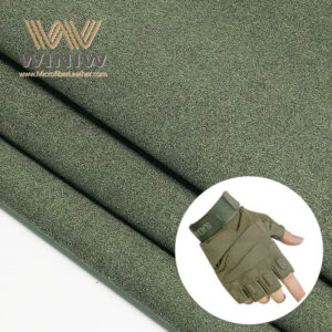 0.6mm Ultrasuede Pu Artificial Leather For Making Cycling Gloves