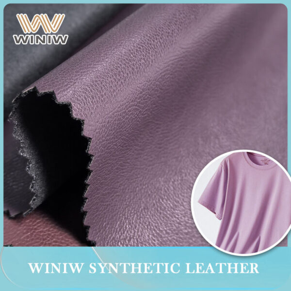 0.6mm Uniform Quality Vegan PU Leatherette Garment Material