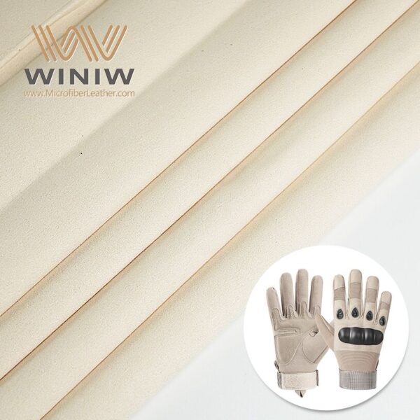 0.7mm Faux Microsuede Leather Fabric For Cycling Gloves