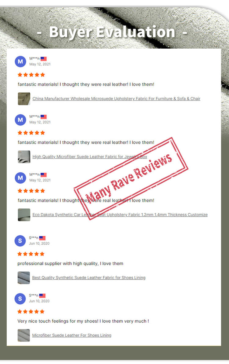 0.6mm Microsuede Suede Faux Leather Textile Material For Safety Gloves factory