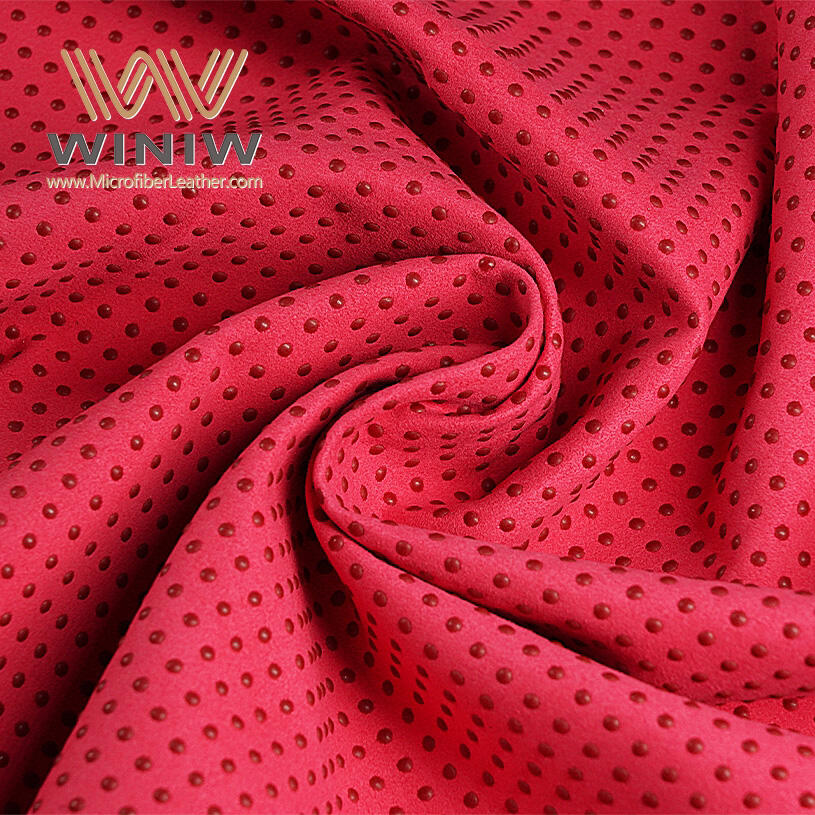 0.8mm Safety Gloves Artificial Ultrasuede Microfiber Leather Fabric factory