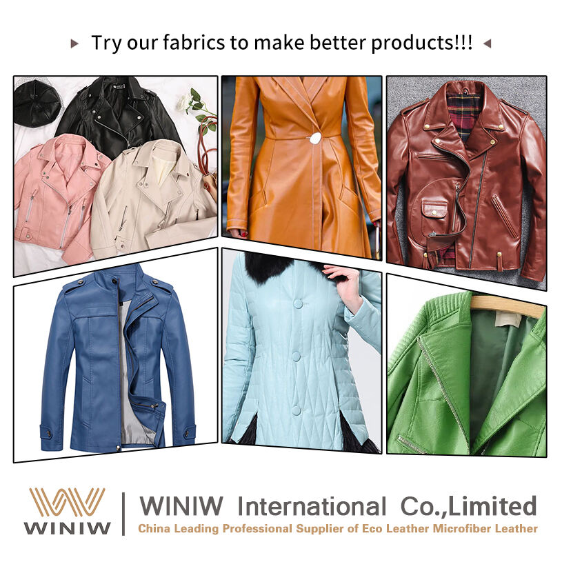 0.8mm Soft And Pliable Texture Garment Synthetic Pu Leather Material manufacture