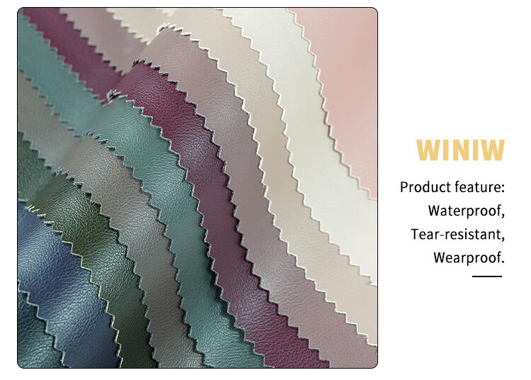 0.8mm Soft And Pliable Texture Garment Synthetic Pu Leather Material factory