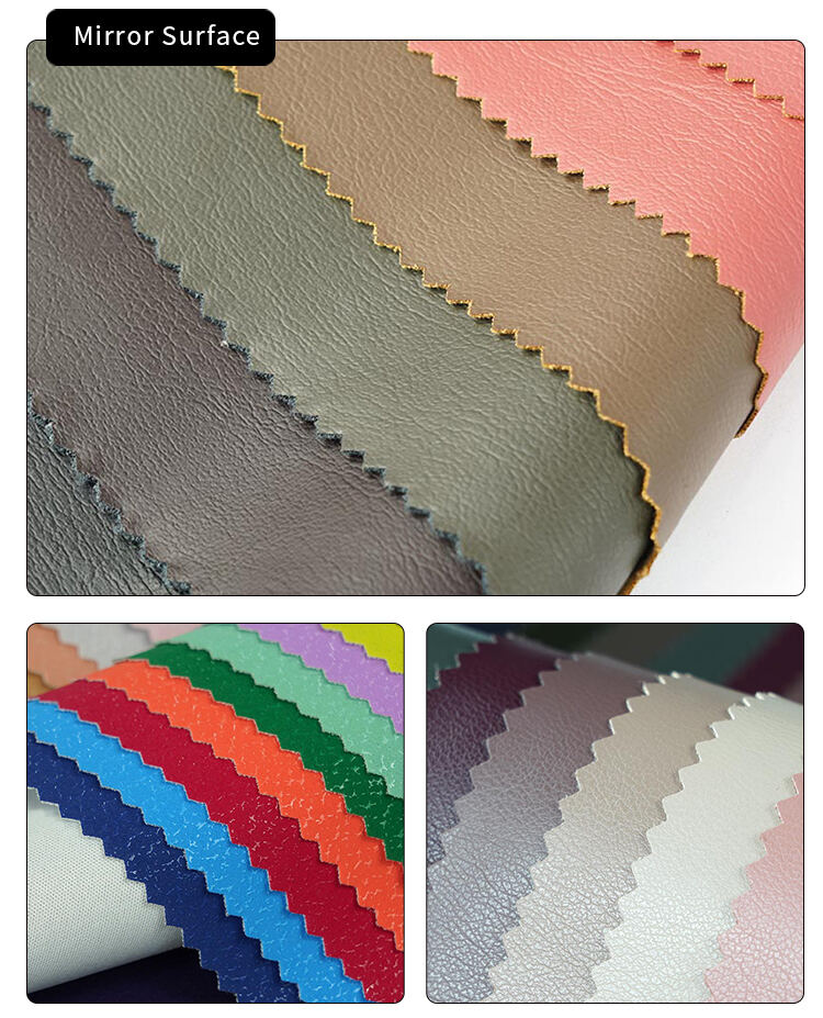 0.8mm Soft And Pliable Texture Garment Synthetic Pu Leather Material supplier
