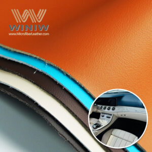 0.8mm Waterproof Leather Upholstery Microfiber For Car Adjustable
