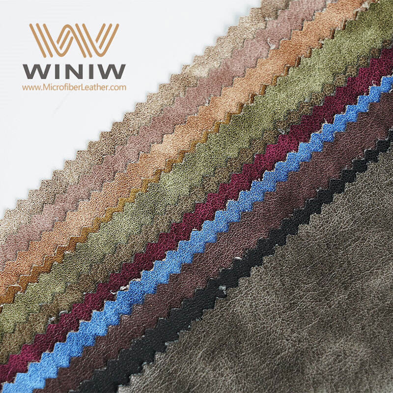 1.0mm Elastic Making Clothing Artificial Microfiber PU Leather Fabric factory