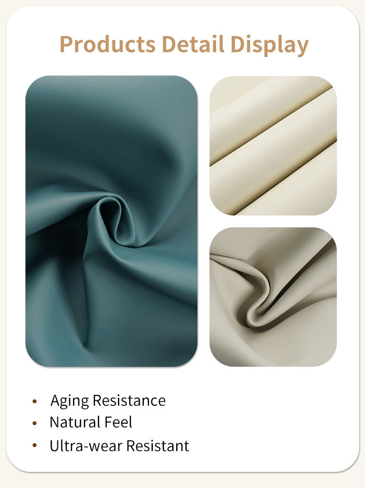 Faux Leather Fabric For Automotive Upholstery Material