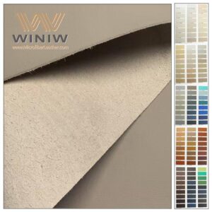 1.0mm Moisture Resistance Luxury Microfiber Vegan SK Series Leather For Car Seat Cover