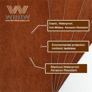 1.6mm Super Leather Feeling Synthetic Leather For Handbag Label
