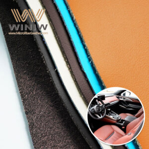 1.2mm Flame Retardant Car Folding Artificial Leather Microfiber