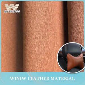 1.2mm Thickness Eco-Friendly PU Leather Manufacturer for Car Seats
