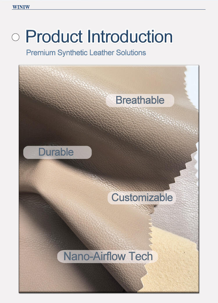 PU Leather Fabric for Clothing