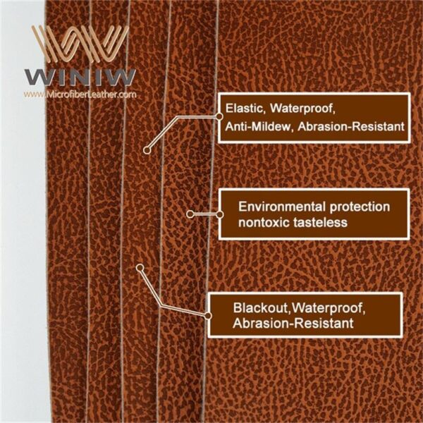 1.4mm Scratch-Resistant Recycled Pu Leather For Making Purse Tag