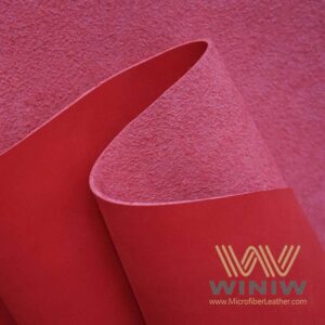 1.4mm Stain-resistant microfiber PU material nubuck for work boots