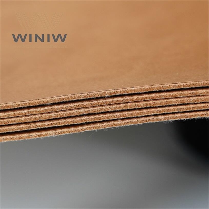1.4mm Super Leather Feeling PU Synthetic Leather For Purse Tag details