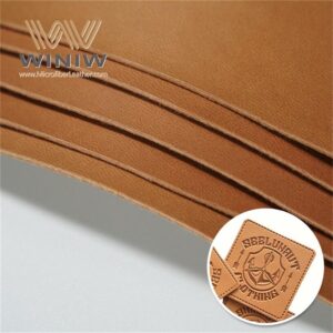 1.4mm Super Leather Feeling PU Synthetic Leather For Purse Tag