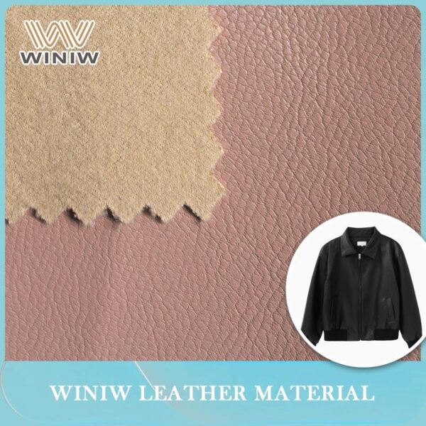 1.6mm Breathable Stretchable Vegan Leather for Women’s Active Jackets