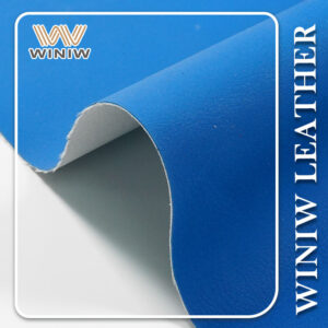1.6mm Dark Blue Highly Durable Artificial PVC Leather Fabric