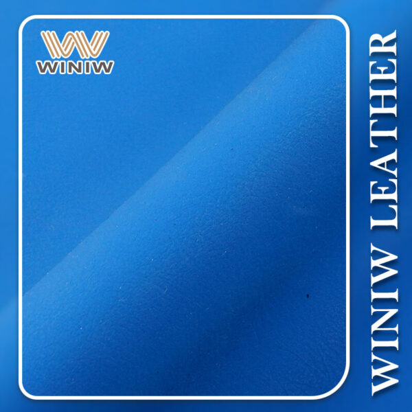 1.6mm Deep Blue Highly Durable Vegan PVC Leather Fabric
