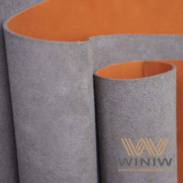 1.6mm Lightweight Breathable And Stable PU microfiber material nubuck for baby shoes
