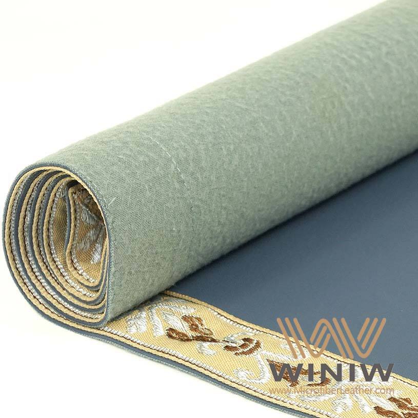 1.7mm Eco Friendly Vegan Leather For Making Placemats For Dining Table manufacture