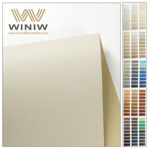 1.8mm Thin And Elastic Car Roof Lining White Faux SK Series Fabric Cloth