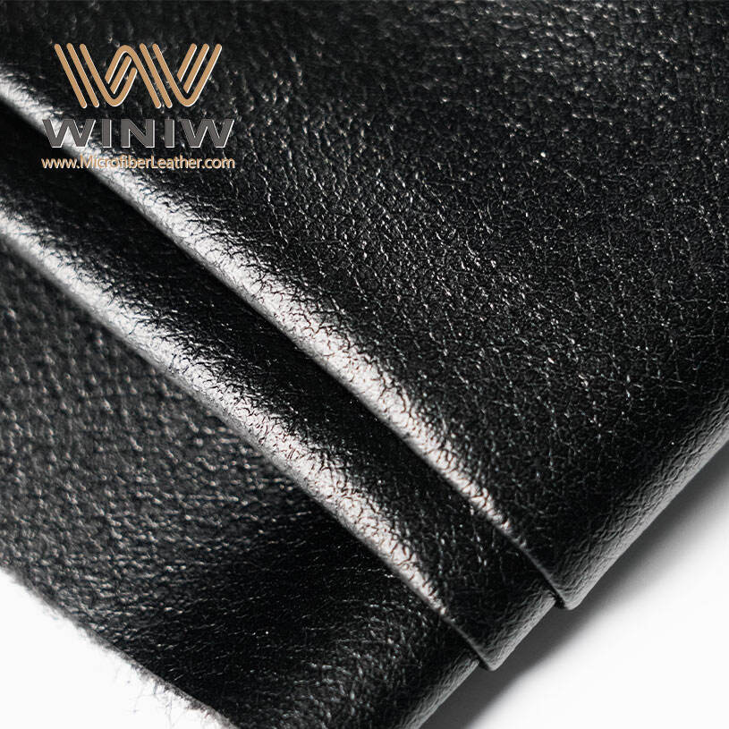 1mm Soild Color Pu Leather Fabric For Making Garment Label details
