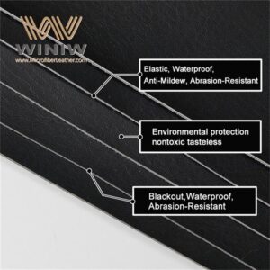 1mm Soild Color Pu Leather Fabric For Making Garment Label
