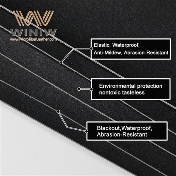 1mm Soild Color Pu Leather Fabric For Making Garment Label