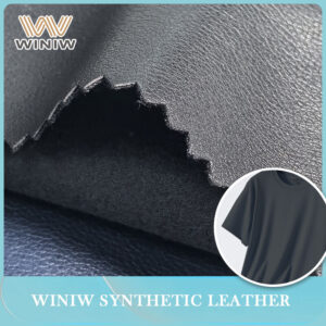 2.0mm Flat Straight PU Microfiber Leather for Clothing Garments