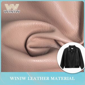 2.0mm Full Leather Surface Vegan PU Leather for Luxury Coats