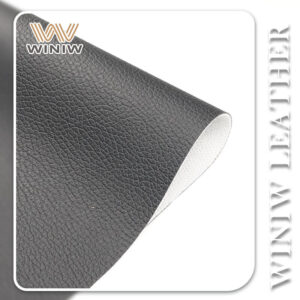 2.0mm Thickness Black Breathable Stable Imitation Vegan PVC Leather