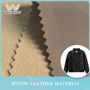 2.2mm Thickness Faux Microfiber Natural Feel PU Leather for Garment