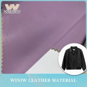 2.4mm Full Leather Surface Vegan Faux Leather for Fashionable Vests