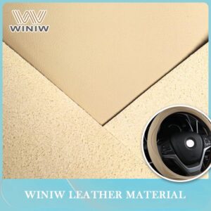 2.4mm Synthetic Auto Upholstery Leather for Steering Wheel Covers