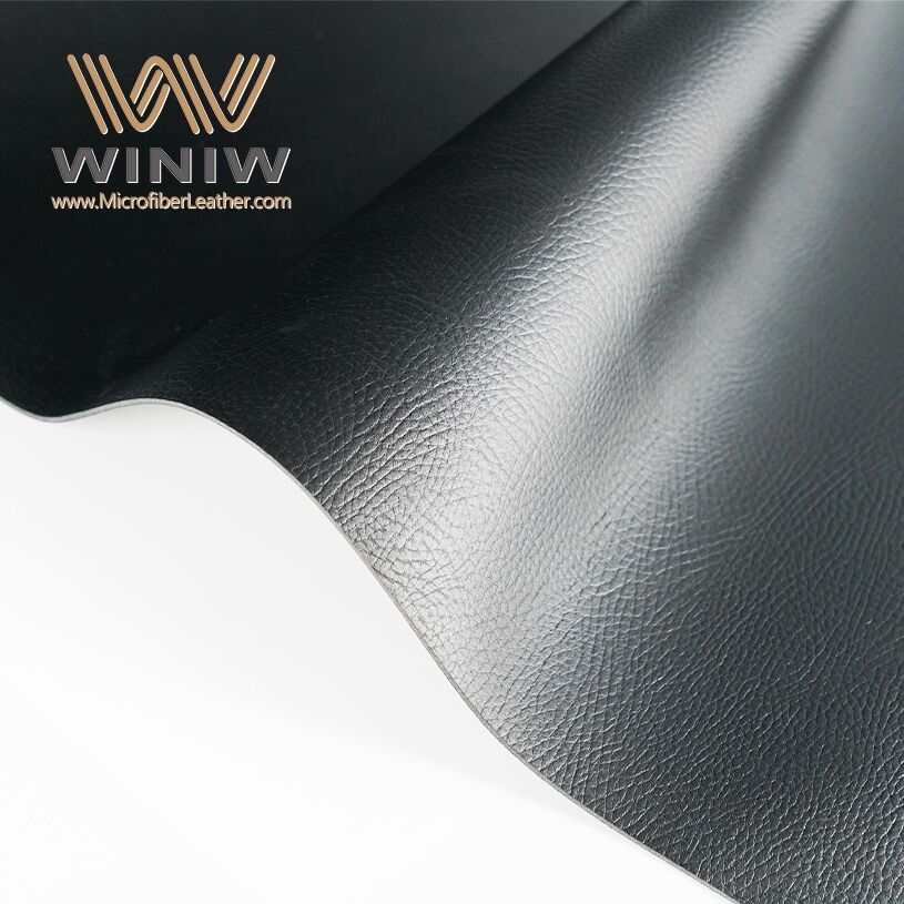 2.mm Abrasion Resistant Custom Logo Label Synthetic Microfiber Leather details