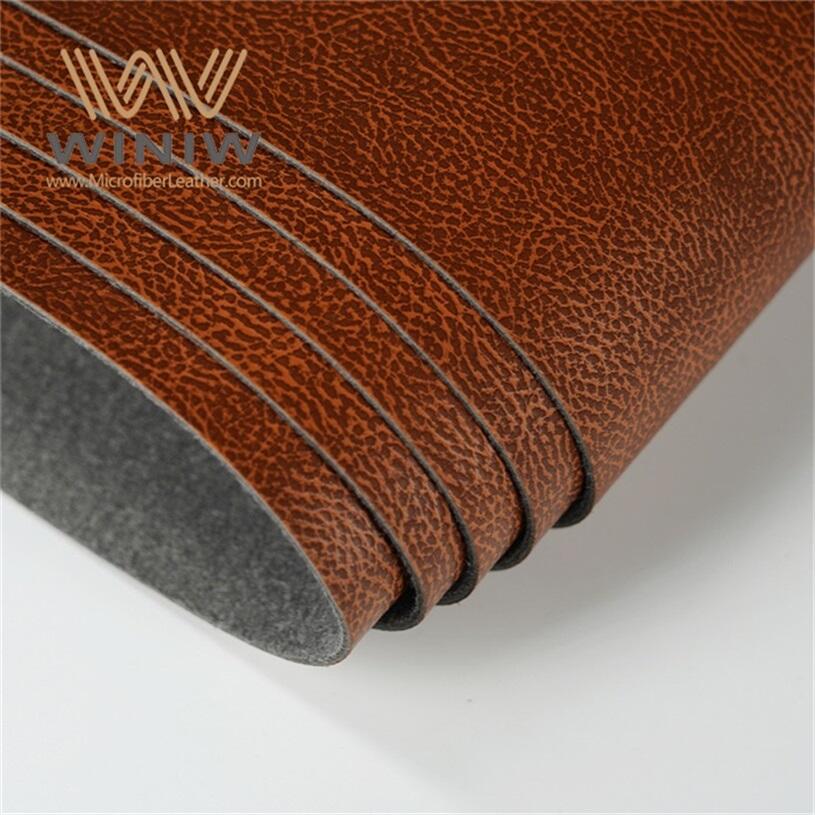 2.mm Easy To Customize Custom Logo Label Pu Microfiber Synthetic Leather supplier