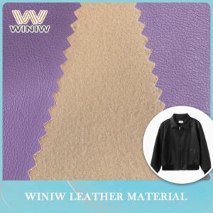Antimicrobial Vegan PU Leather for Active Lifestyle Jackets