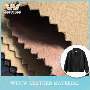 Artificial Full Leather Surface Vegan Faux Leather for Trendy Blazers