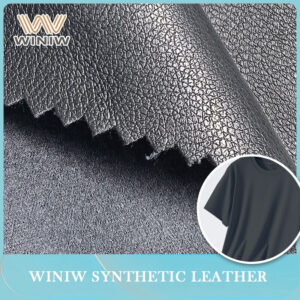 Artificial PU Microfiber Leather Clothing Material Flat Straight